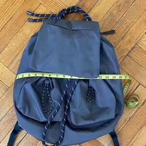 Adidas Gray Workout Backpack Unisex